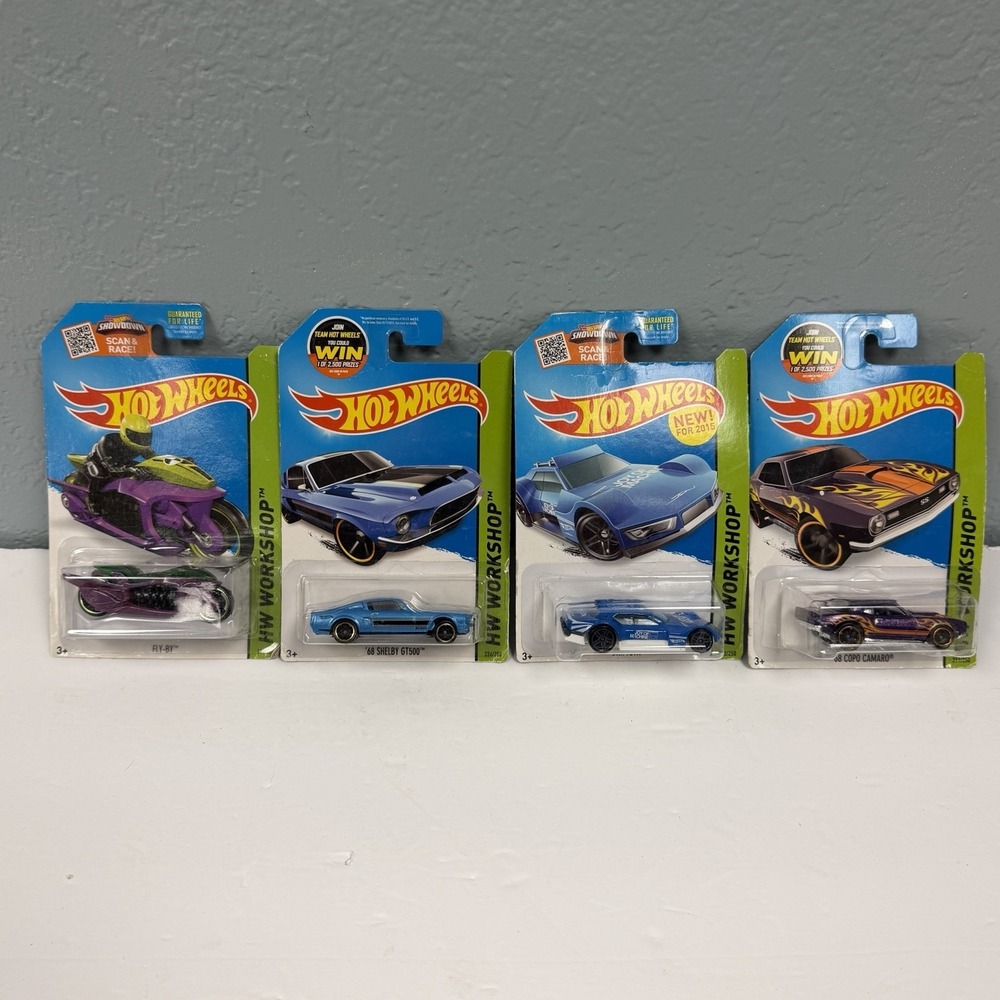 Hot Wheels Bent Cards Still Sealed Lot Of 4 Various Models